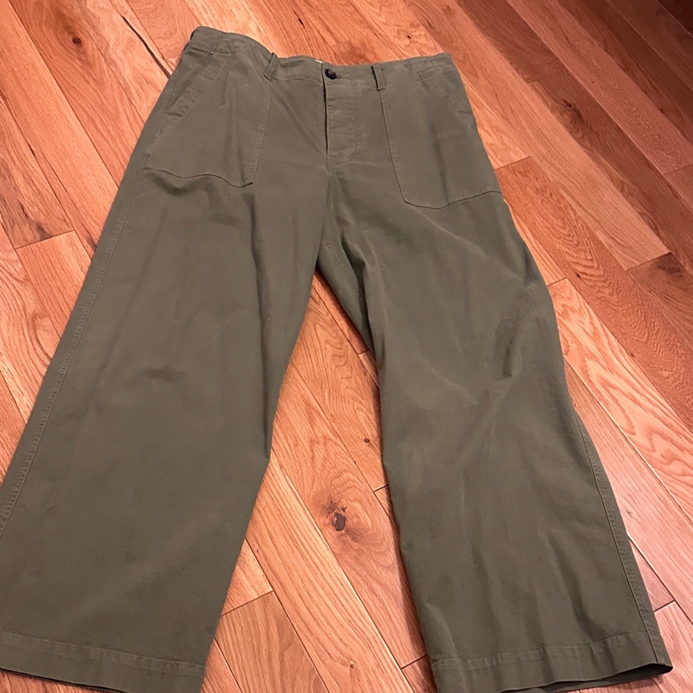 Nili Lotan Leon Boy pant olive green